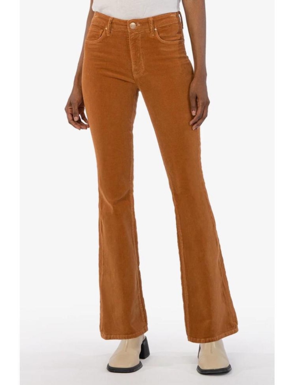 KUT from the Kloth Ana High Rise Fab Ab Flare Corduroy Jeans size 4 - Picture 11 of 11